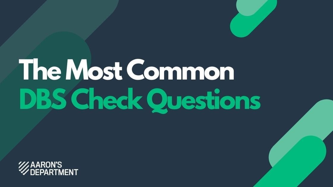 the most common dbs check questions