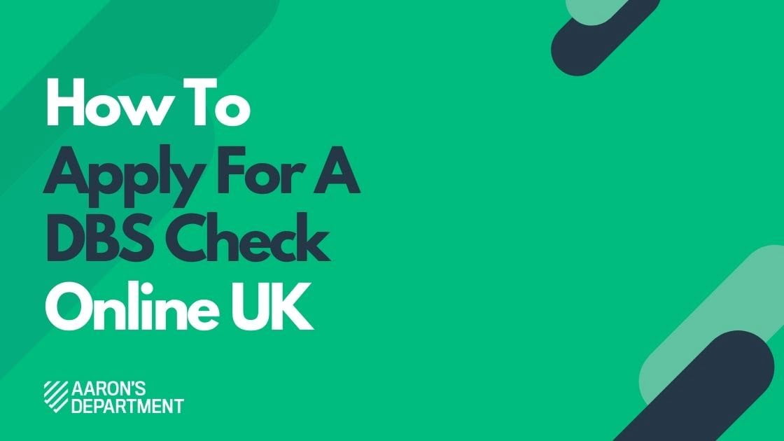 how to apply for a dbs check online uk