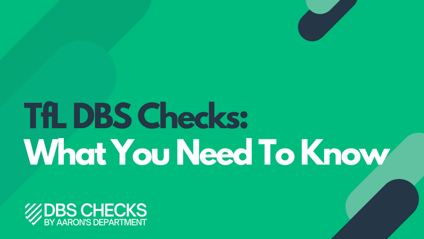 tfl dbs checks - what you need to know