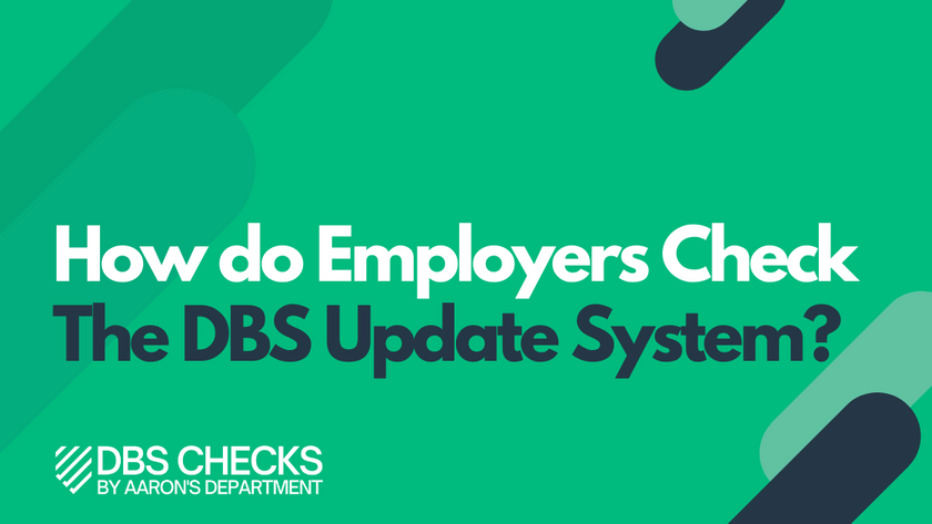 how do employers check DBS update service - thumbnail