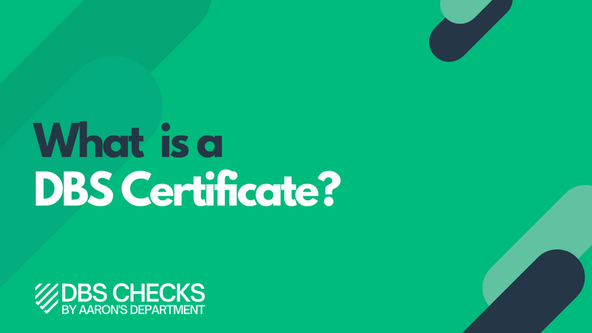 what is a dbs certificate?