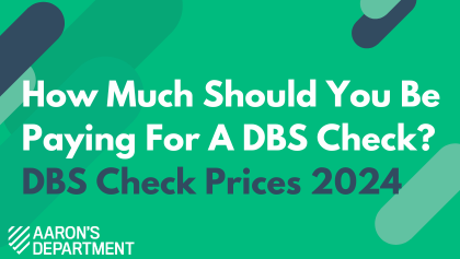 DBS Check cost