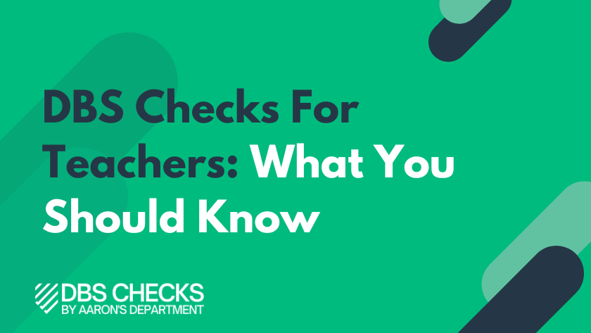 dbs checks for teachers