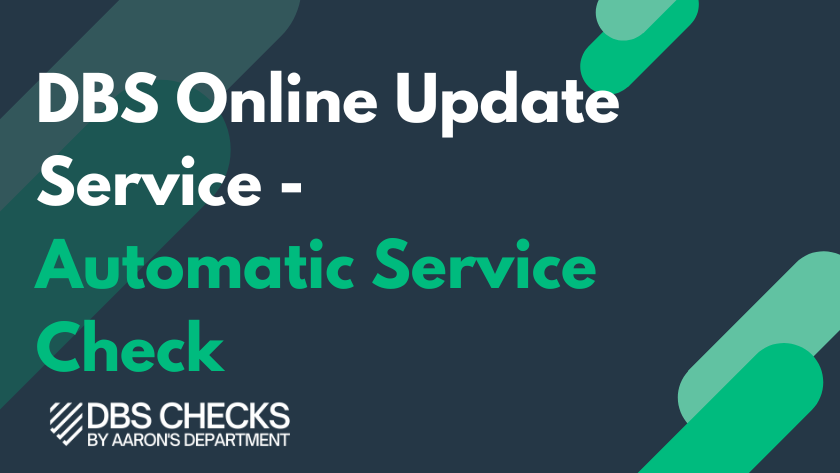 DBS Online Update Service