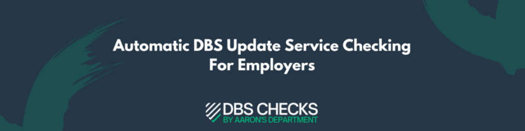 DBS Online update service checker