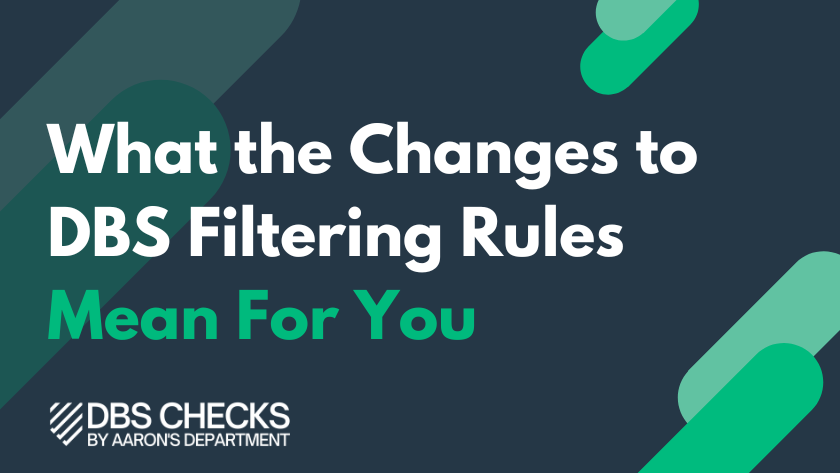 changes to dbs filtering rules