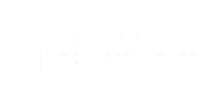 Aaron's Department White logo